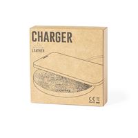 CARICATORE WIRELESS IN PELLE